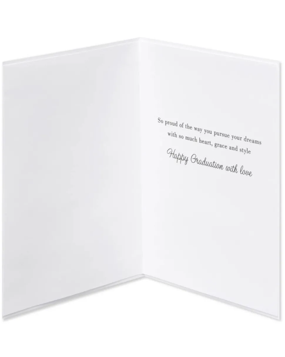 Heart, Grace, and Style Graduation Greeting Card