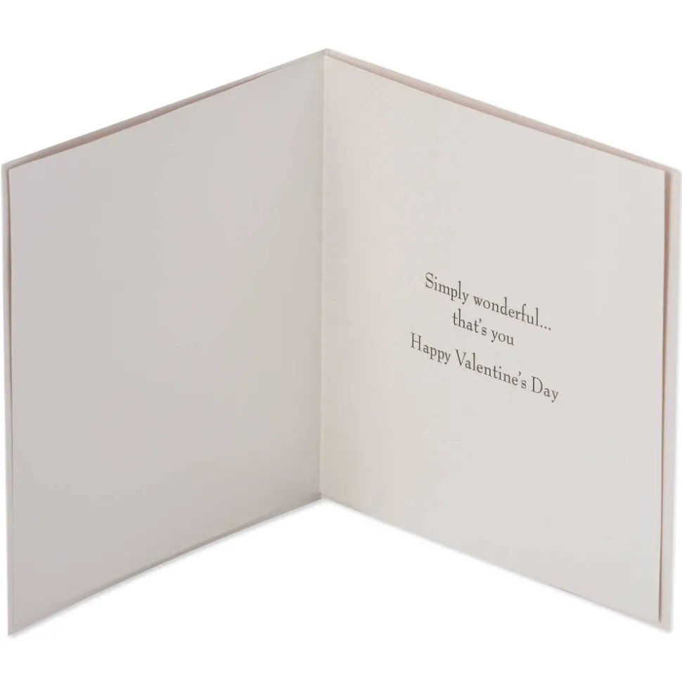 Heart Shaped Balloon Embroidered Greeting Card
