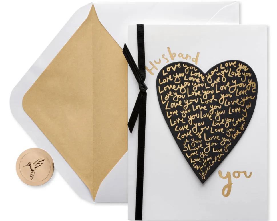 Heart Valentine’s Day Greeting Card for Husband