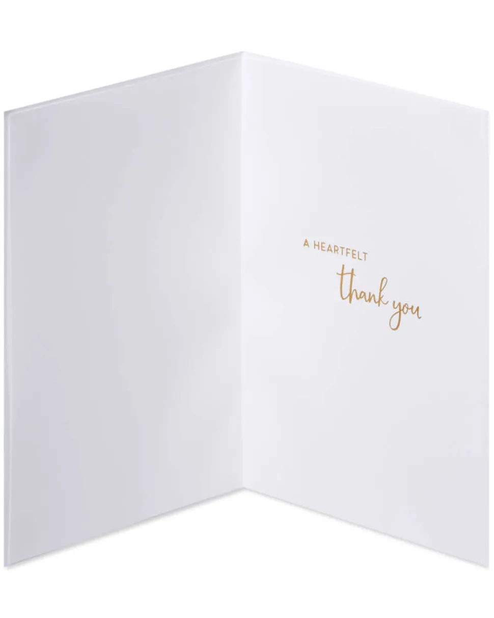 Heartfelt Thank You Thank You Greeting Card