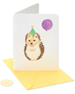 Hedgehog Birthday Greeting Card