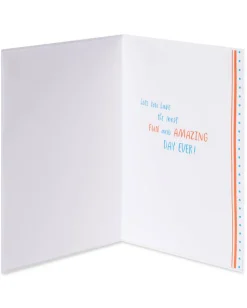 Hedgehog Holding Guitar Birthday Greeting Card