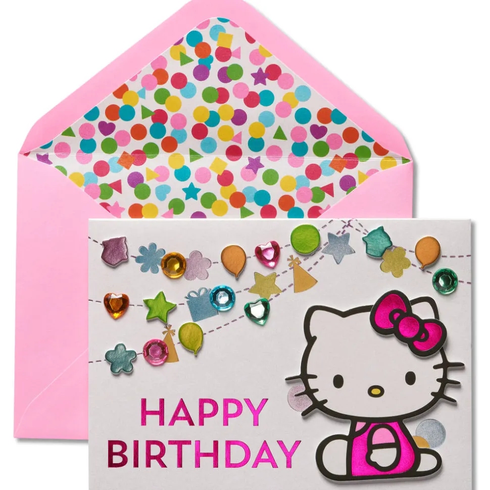 Hello Kitty Birthday Greeting Card