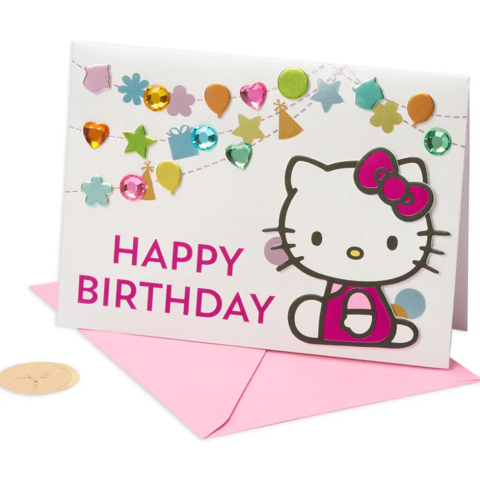 Hello Kitty Birthday Greeting Card