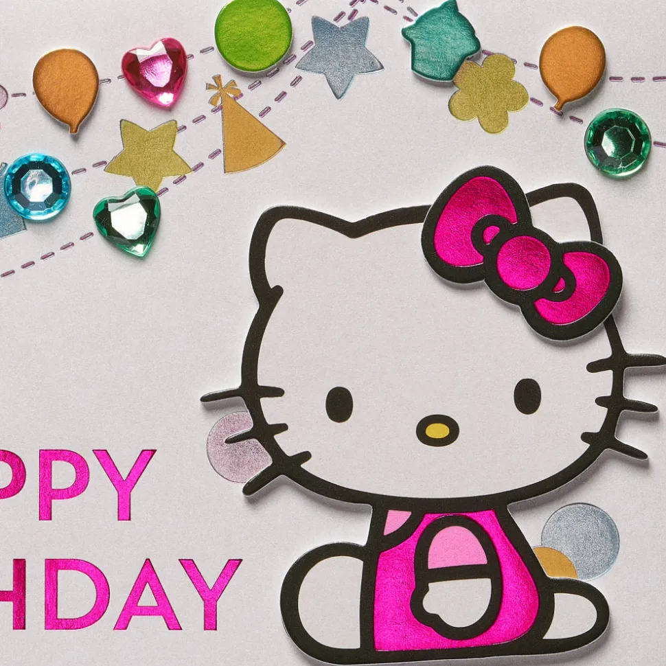 Hello Kitty Birthday Greeting Card