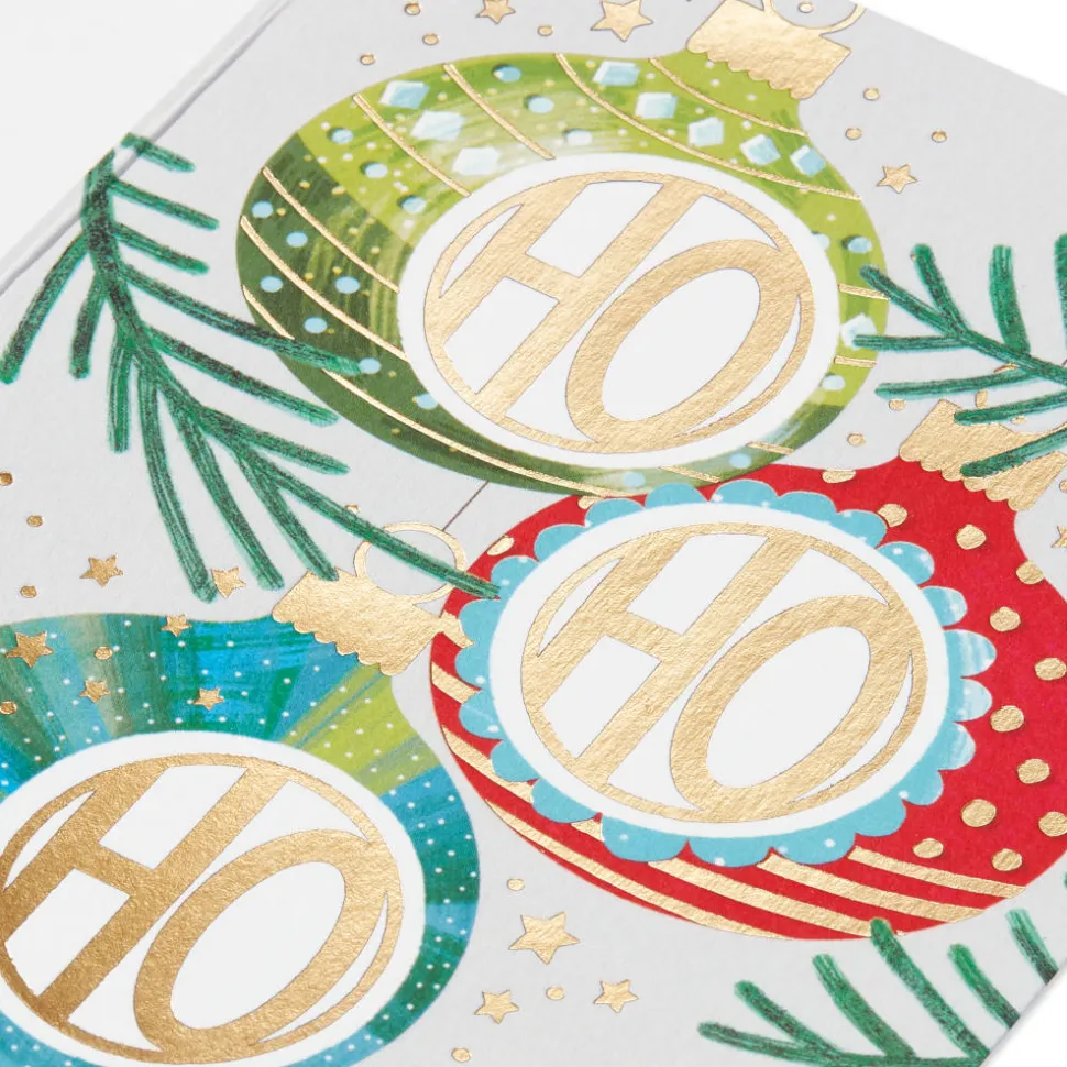Ho Ho Ho Christmas Boxed Cards with Envelopes, 20-Count