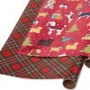 Holiday Chic and Santa’s Best Friends Dog Print Holiday Wrapping Paper Rolls, 2 Rolls