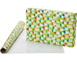 Holiday Friends and Peace on Earth Holiday Wrapping Paper Rolls, 3 Rolls