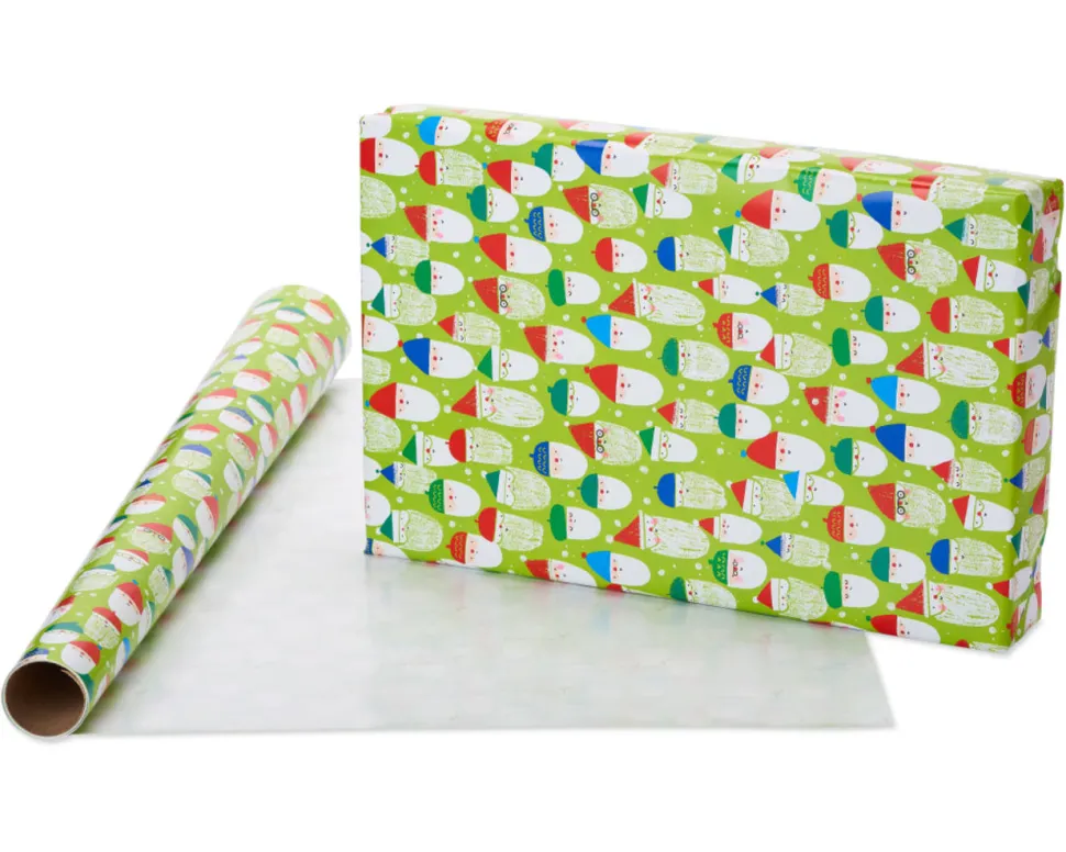 Holiday Friends and Peace on Earth Holiday Wrapping Paper Rolls, 3 Rolls