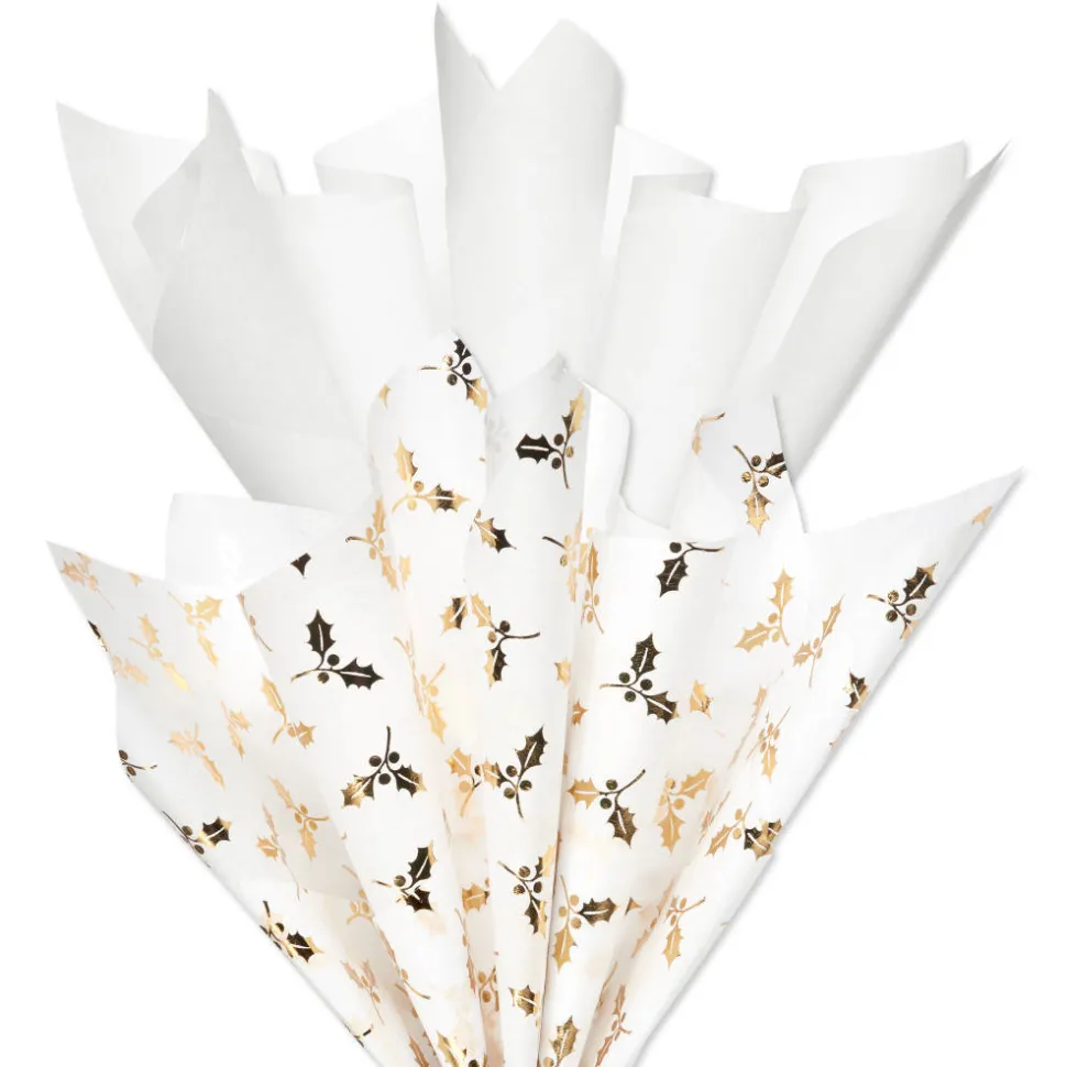 Holly Holiday Tissue Paper, 8 Sheets
