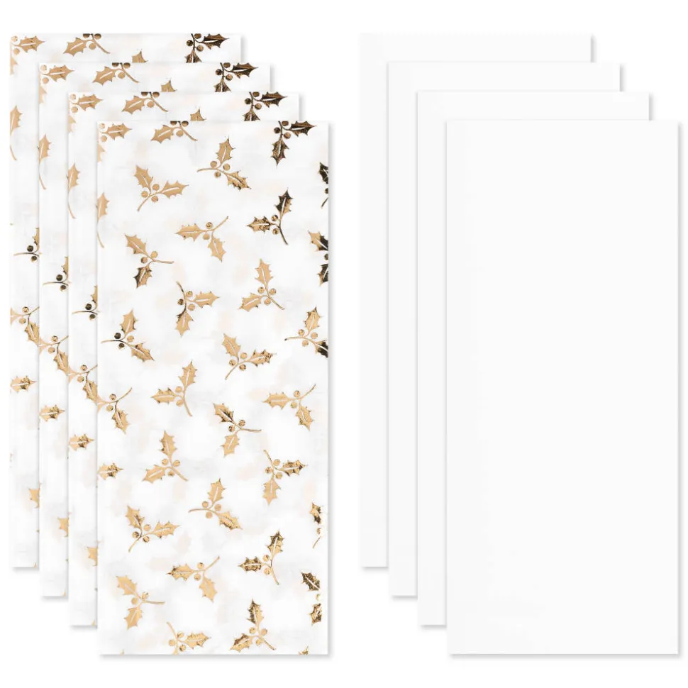 Holly Holiday Tissue Paper, 8 Sheets