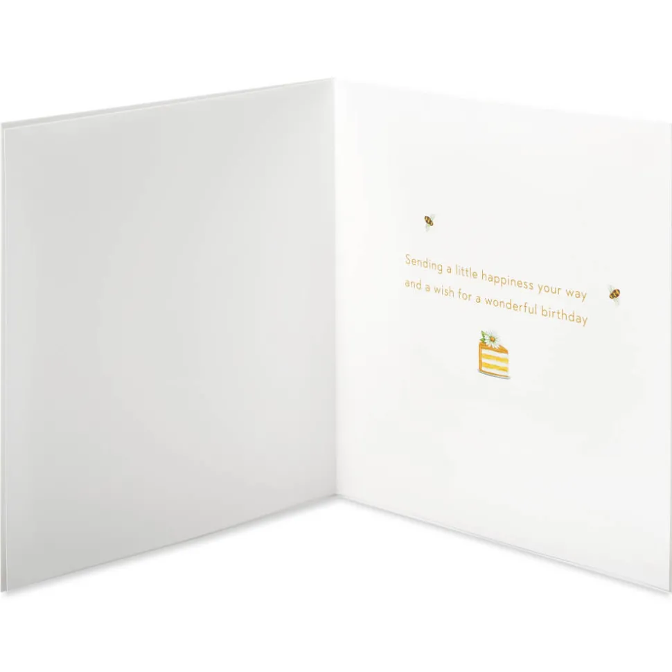 Honeybees Blank Birthday Greeting Card – Designed by Bella Pilar