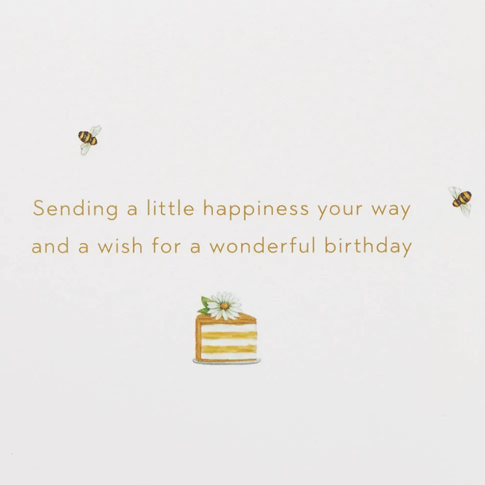 Honeybees Blank Birthday Greeting Card – Designed by Bella Pilar