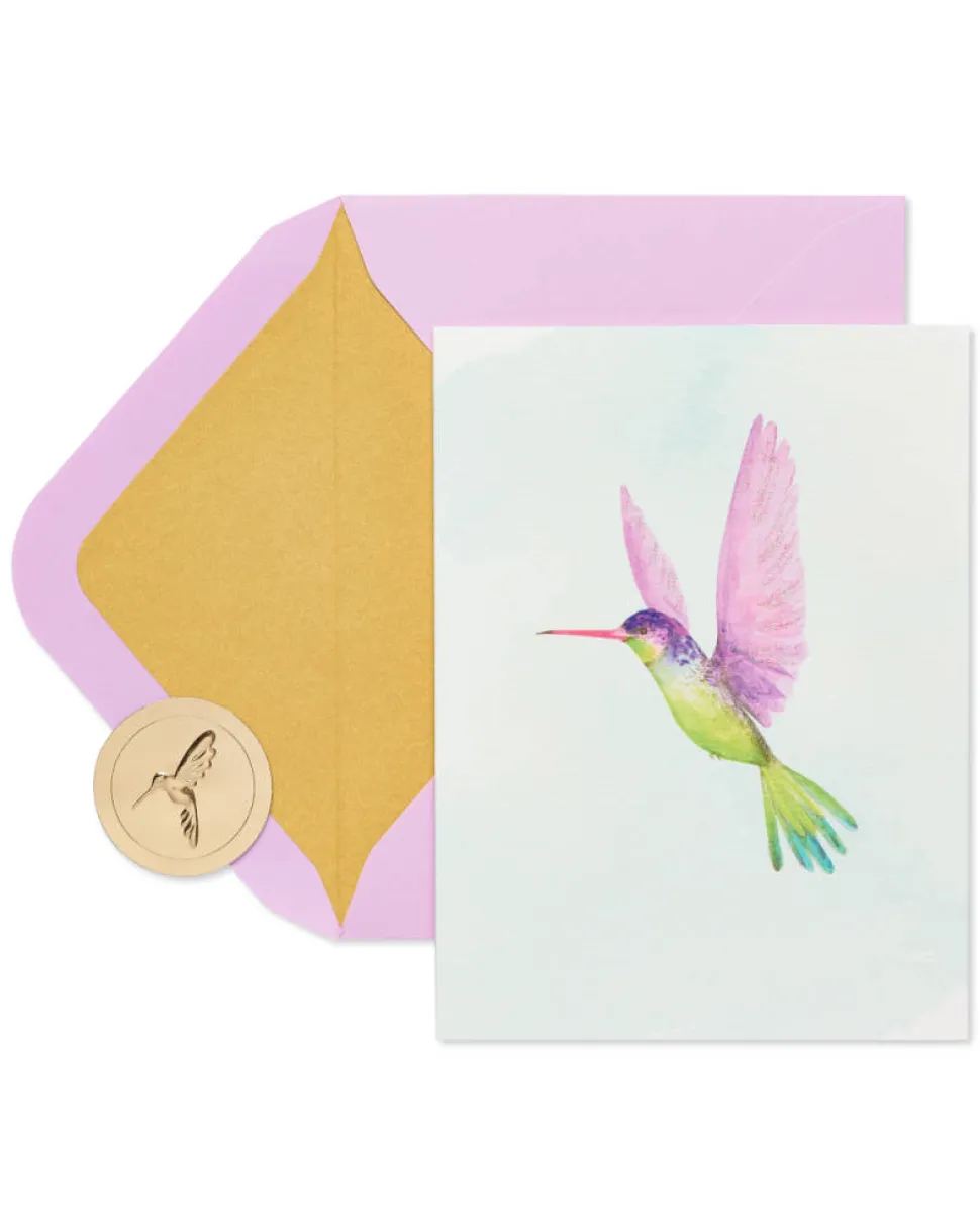 Hummingbird Birthday Greeting Card