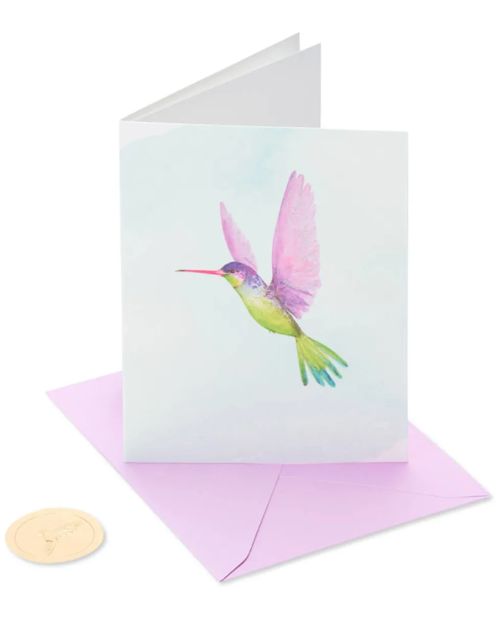 Hummingbird Birthday Greeting Card