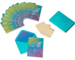 Hummingbird Boxed Blank Note Cards, 12-Count