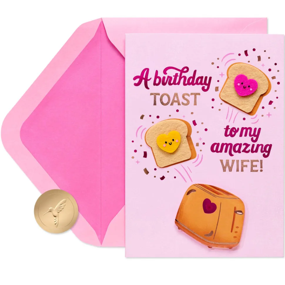 I Loaf You Birthday Greeting Card for Wife