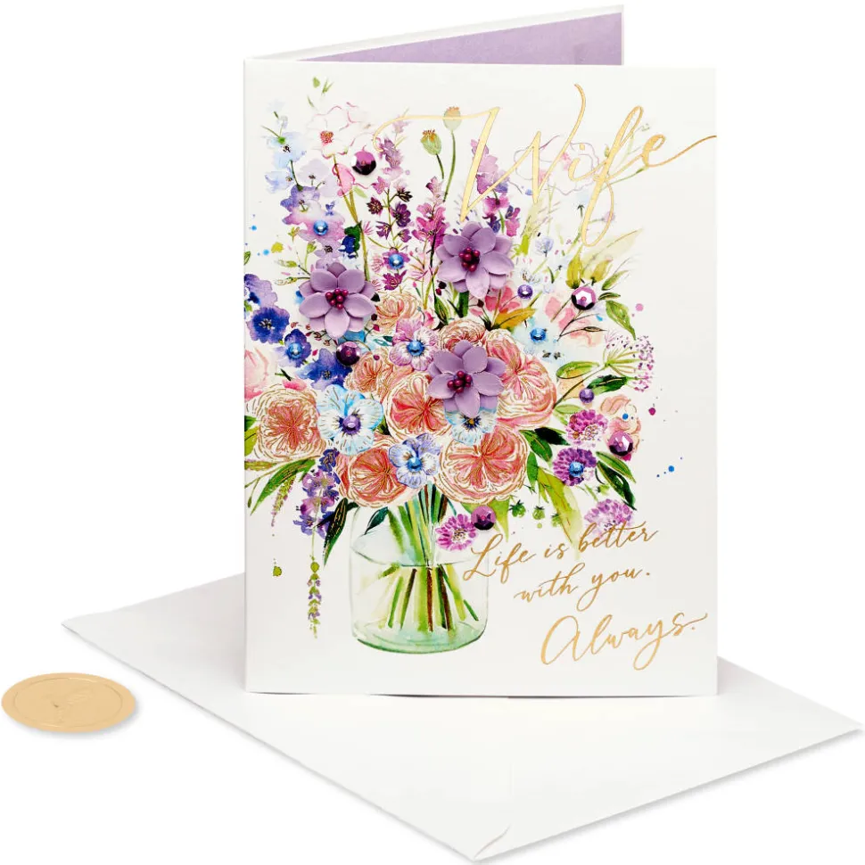 I Love You Valentines Day Greeting Card for Wife