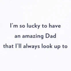 I’m So Lucky Dog Father’s Day Greeting Card for Dad