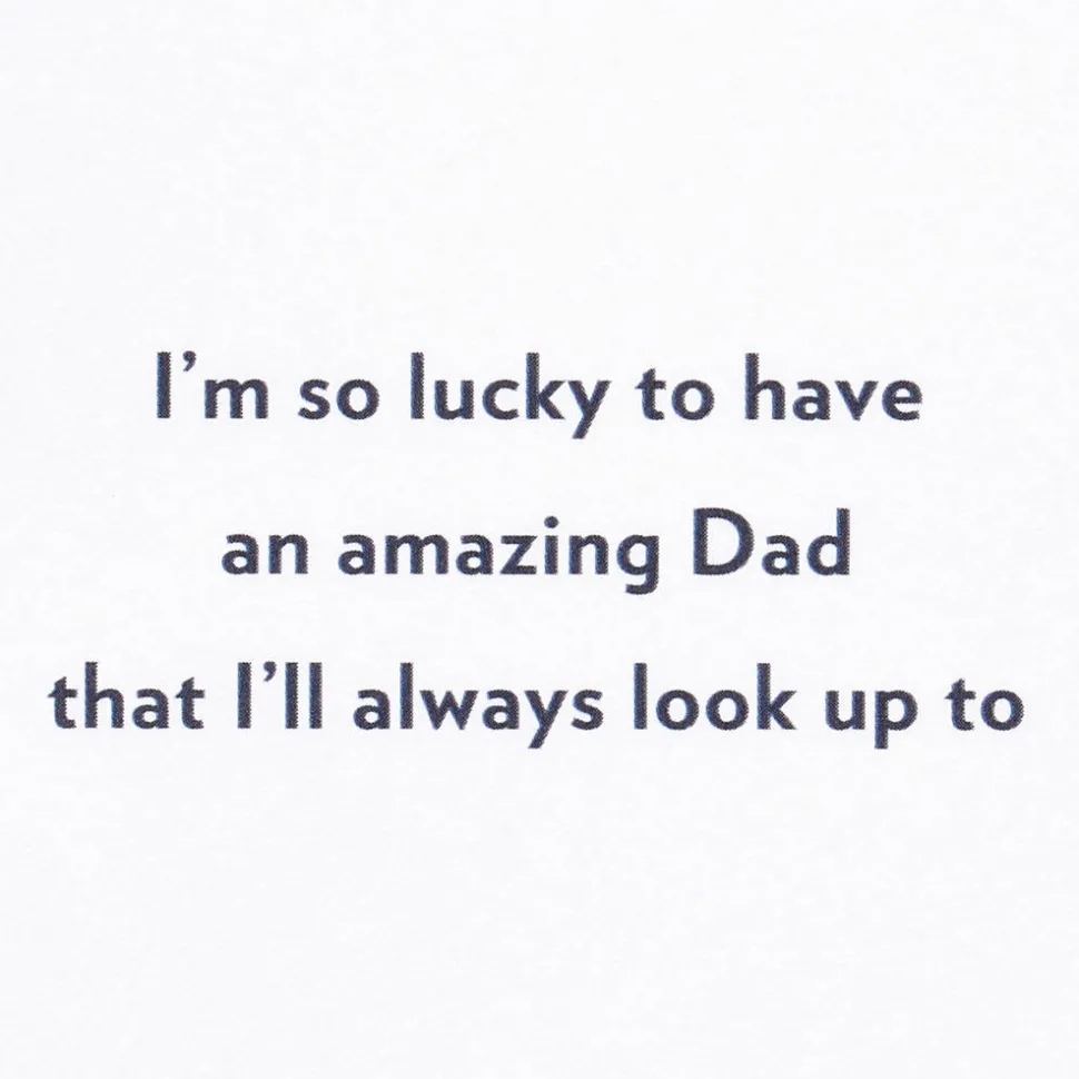 I’m So Lucky Dog Father’s Day Greeting Card for Dad