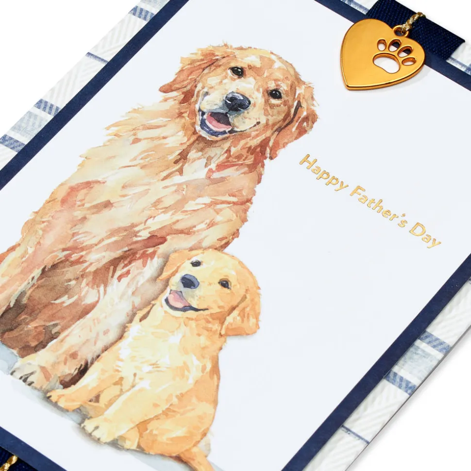 I’m So Lucky Dog Father’s Day Greeting Card for Dad