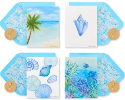 Into the Blue Boxed Blank Note Cards with Envelopes, 20-Count- Designed by Bella Pilar