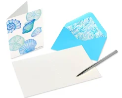 Into the Blue Boxed Blank Note Cards with Envelopes, 20-Count- Designed by Bella Pilar