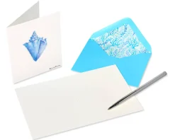 Into the Blue Boxed Blank Note Cards with Envelopes, 20-Count- Designed by Bella Pilar