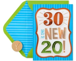 30 Is The New 20 Birthday Greeting Card
