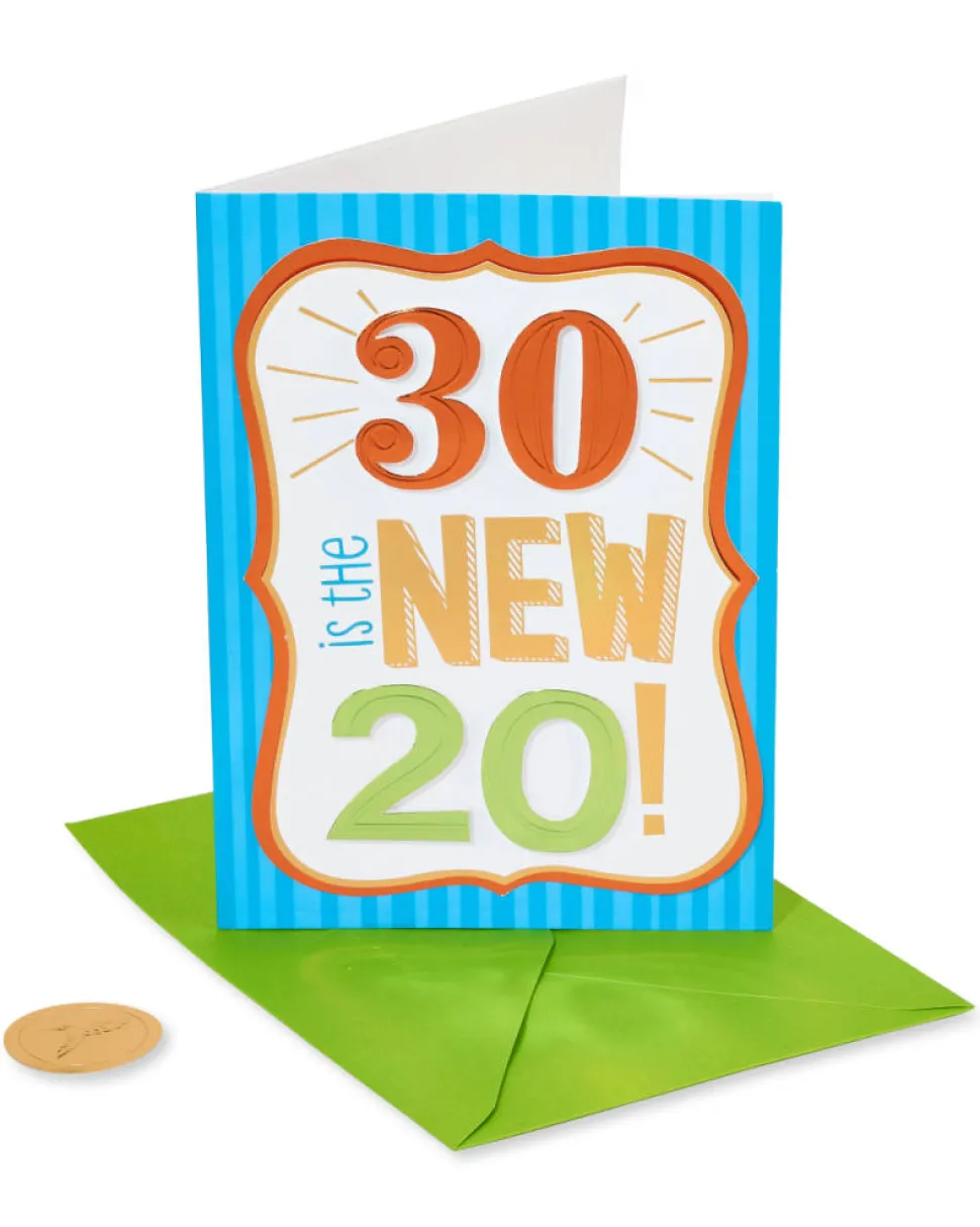 30 Is The New 20 Birthday Greeting Card
