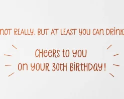 30 Is The New 20 Birthday Greeting Card