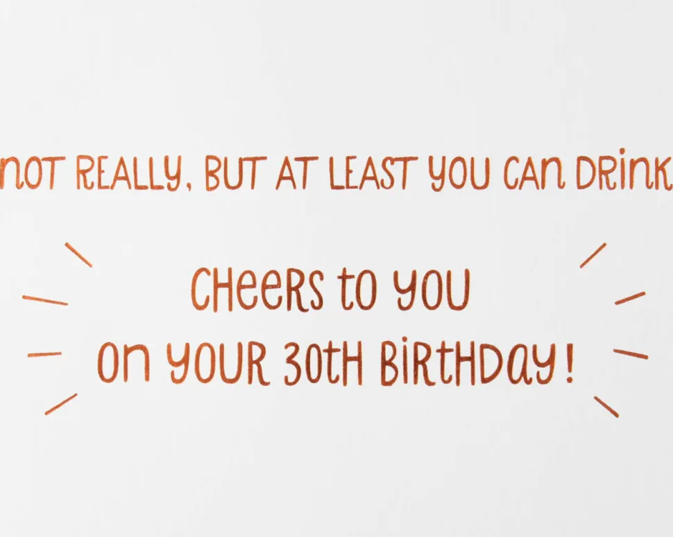 30 Is The New 20 Birthday Greeting Card