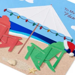 It’s Paradise Christmas Greeting Card for Husband