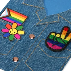 Jean Jacket Blank Pride Month Greeting Card for LGBTQIA+