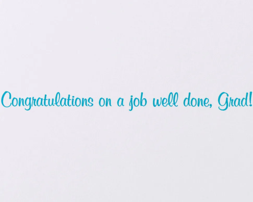 Job Well Done Graduation Greeting Card