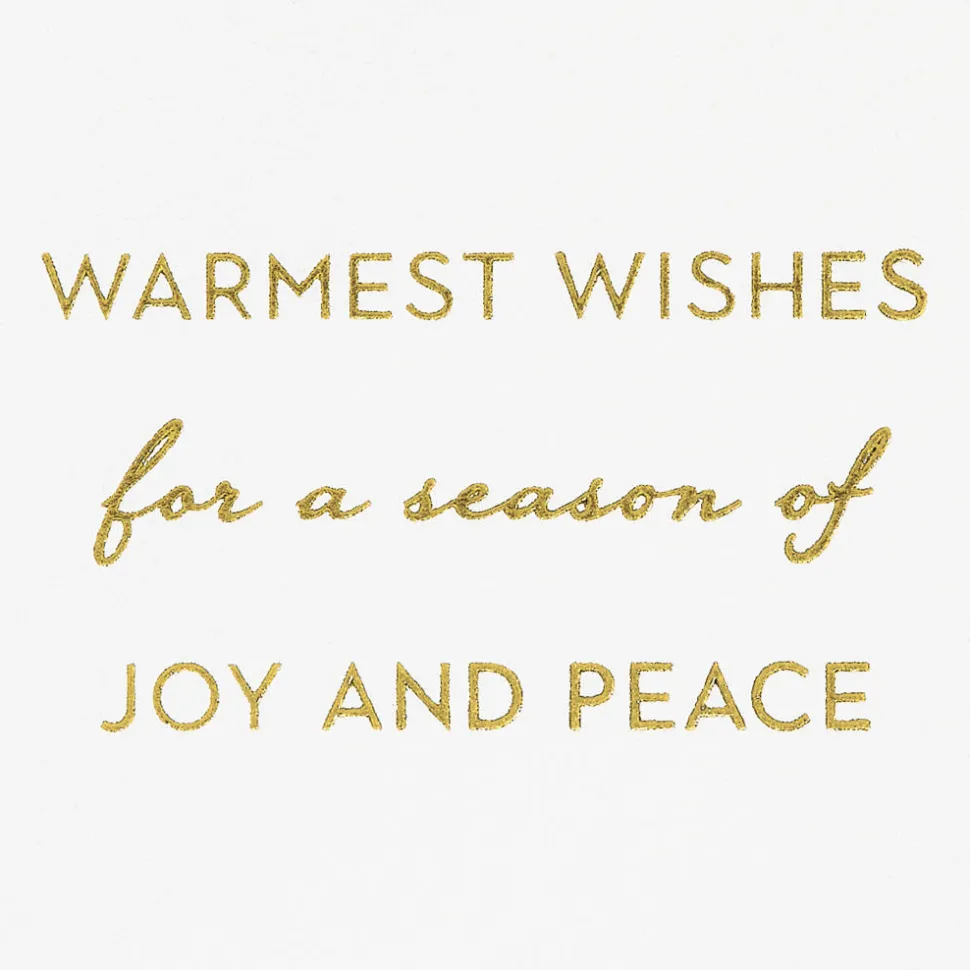 Joy and Peace Christmas Greeting Card