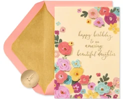 Joy, Love, And Laughter Birthday Greeting Card for Daughter