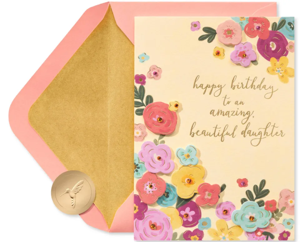 Joy, Love, And Laughter Birthday Greeting Card for Daughter