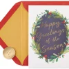 Joy to You Wreath Holiday Boxed Cards, 20-Count