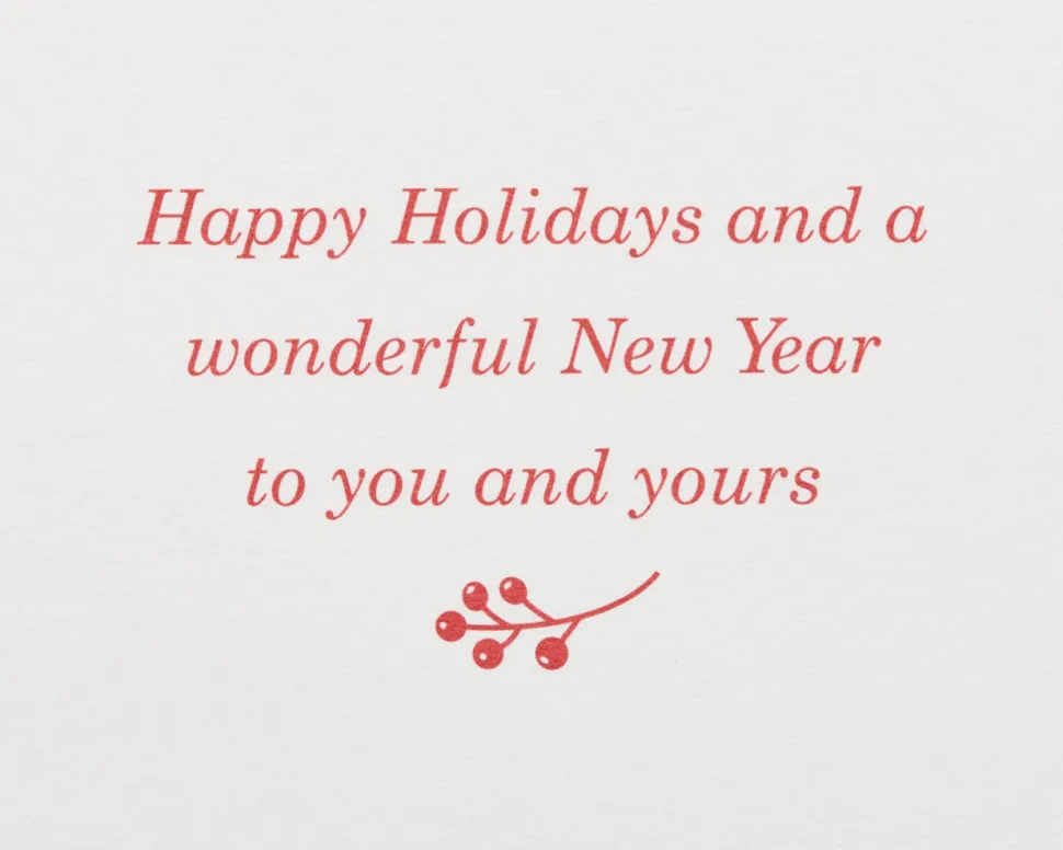 Joy Wreath Holiday Boxed Cards, 16-Count