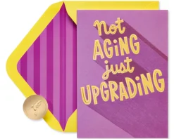 Just Upgrading Funny Birthday Greeting Card