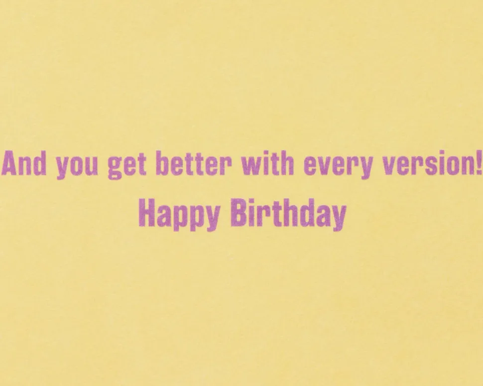 Just Upgrading Funny Birthday Greeting Card