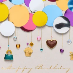 Layers of Balloons Birthday Greeting Card