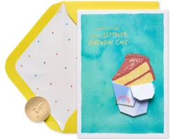 Leftover Cake Birthday Greeting Card