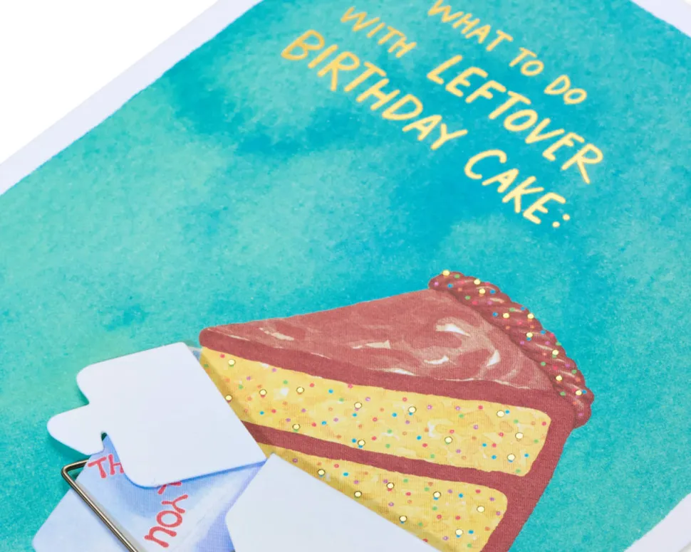 Leftover Cake Birthday Greeting Card