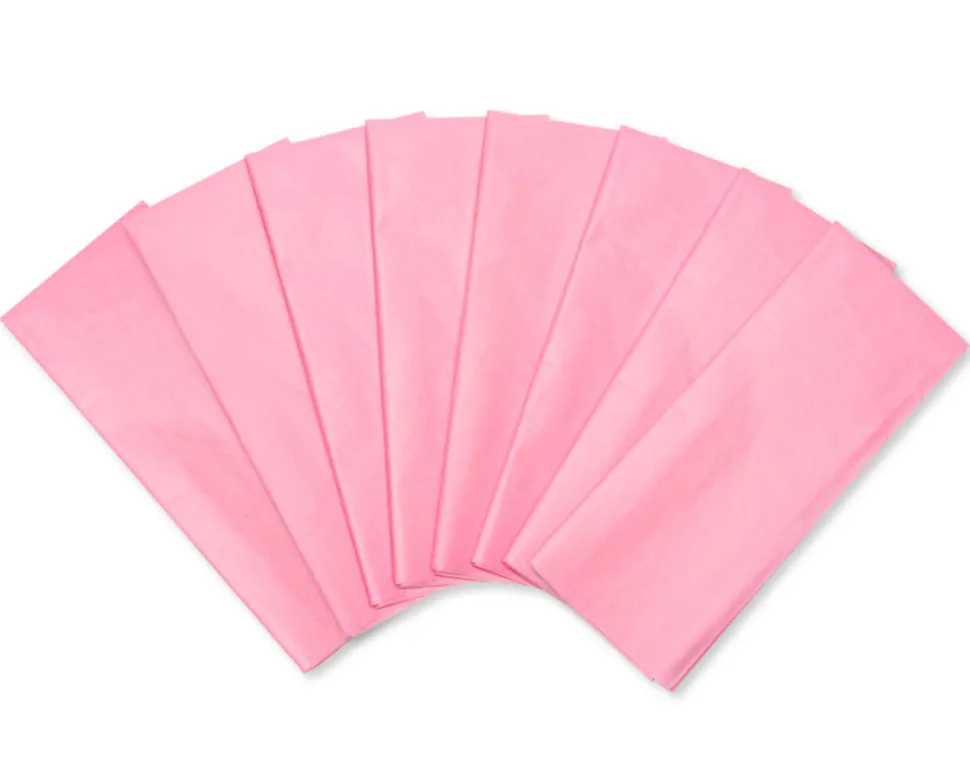 Light Pink Tissue Paper, 8-Sheets