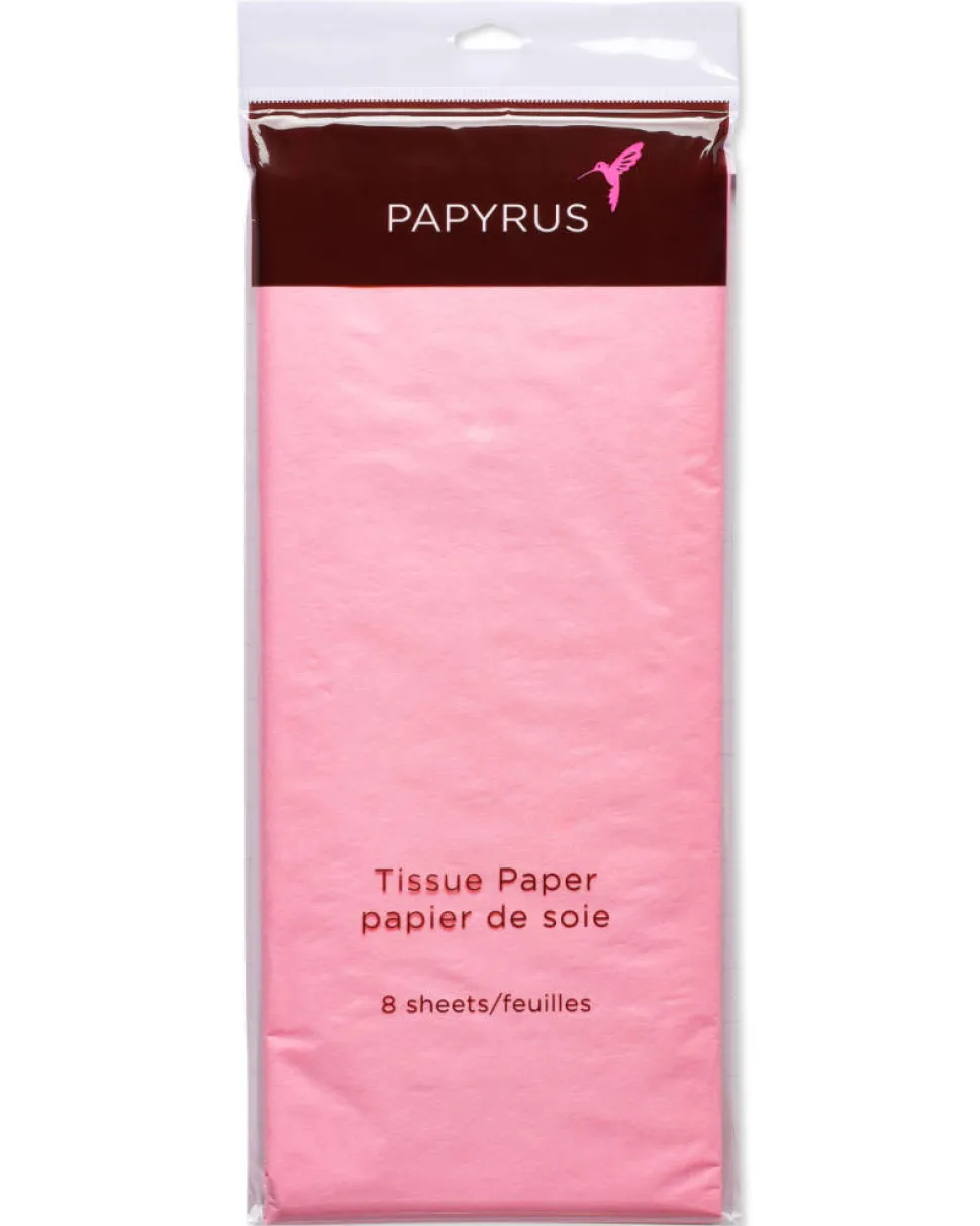 Light Pink Tissue Paper, 8-Sheets
