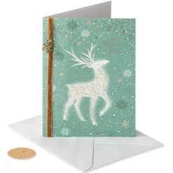 Light Up Our Hearts Christmas Greeting Card for Son