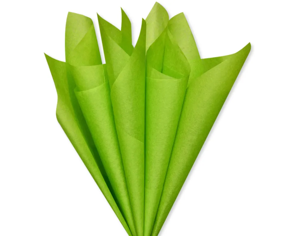 Lime Green Tissue Paper, 8-Sheets