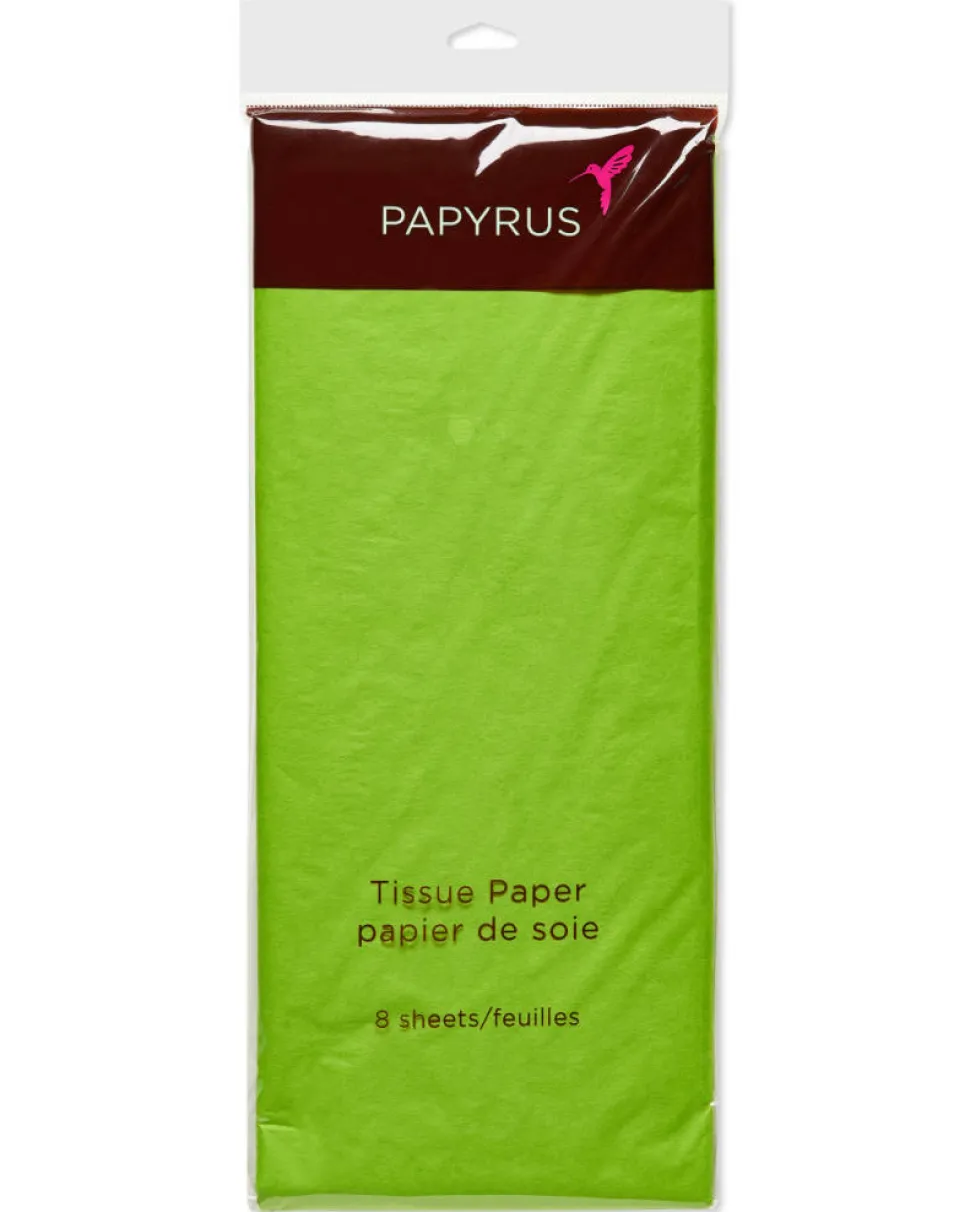 Lime Green Tissue Paper, 8-Sheets
